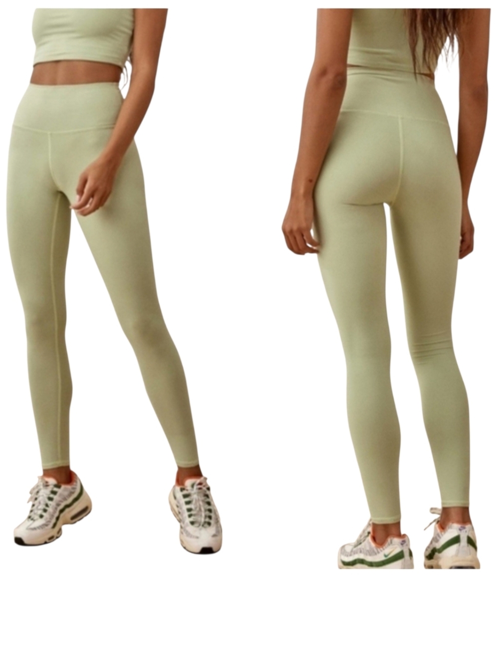Reformation Ecostretch High Rise Light Green Leggings Sz XS